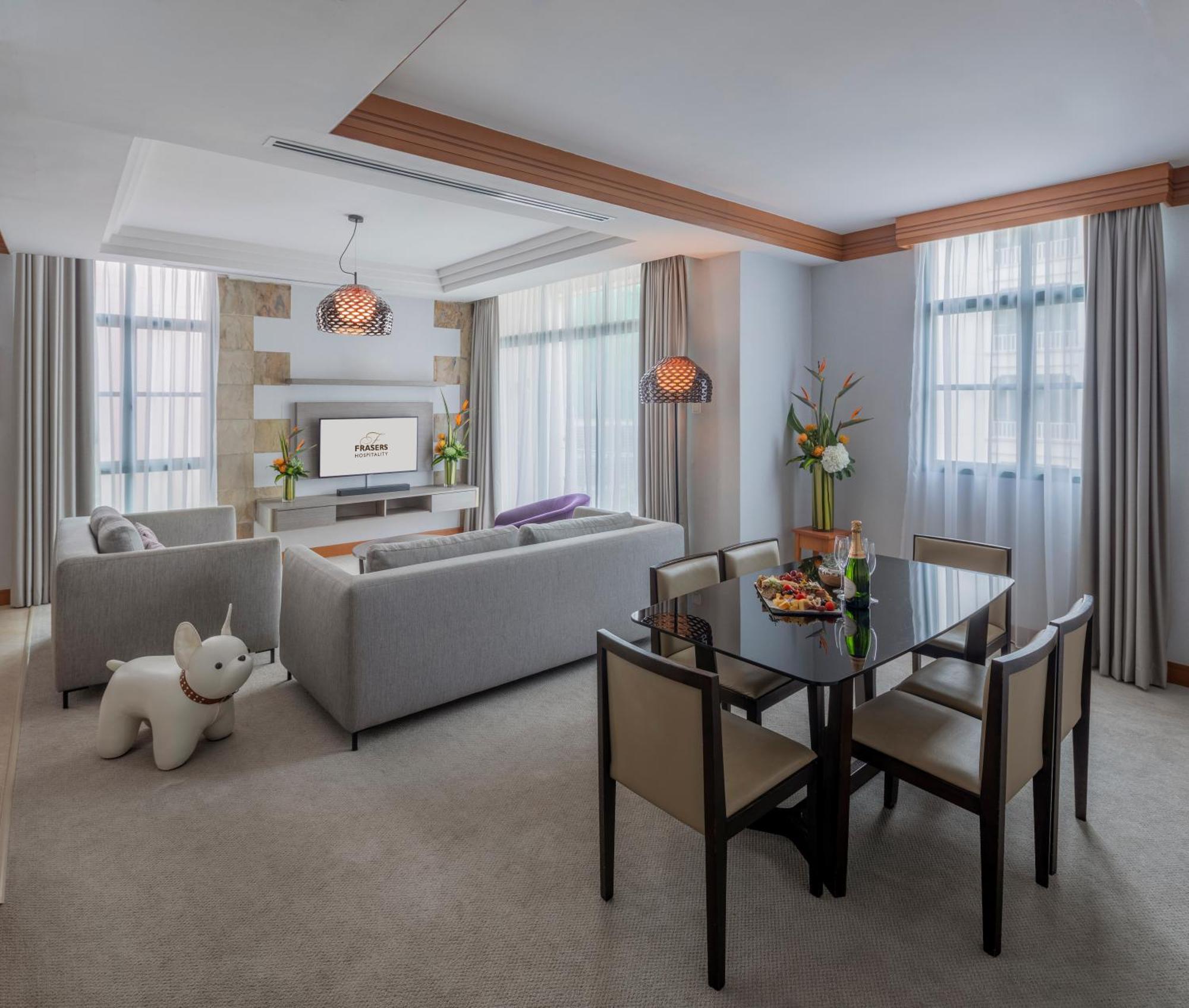 Fraser Place Robertson Walk Singapore Exterior photo Living room of a suite